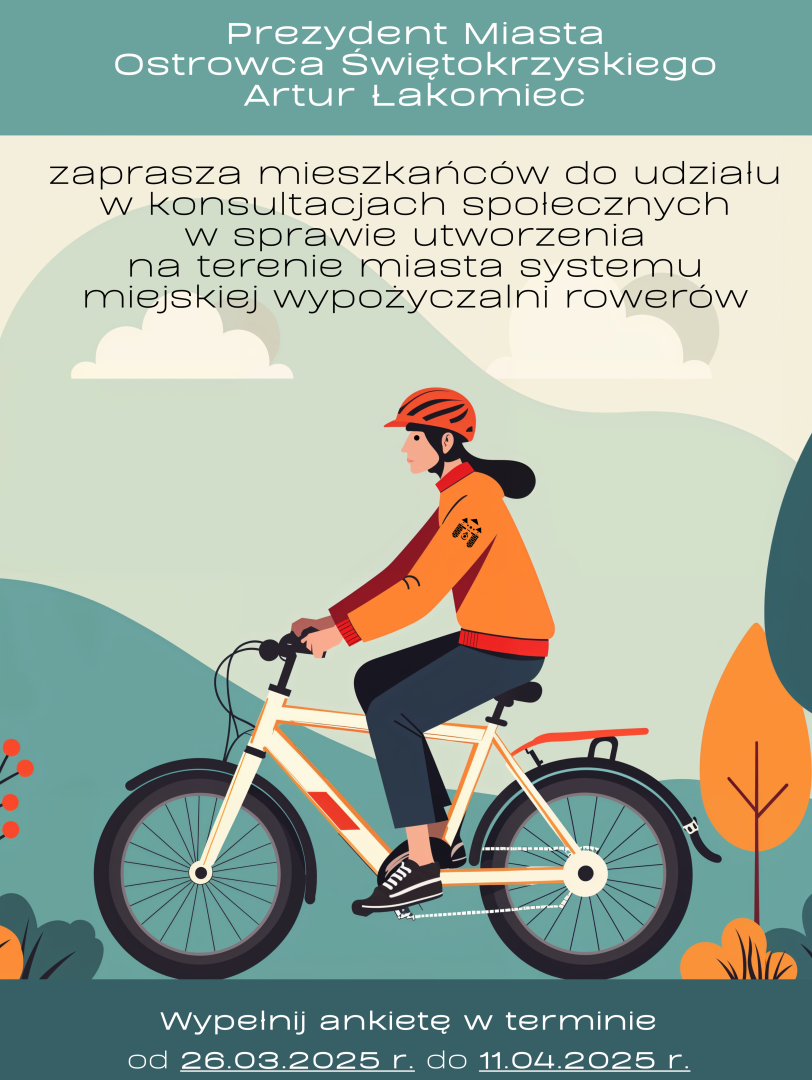 plakat na temat konsultacji społecznych