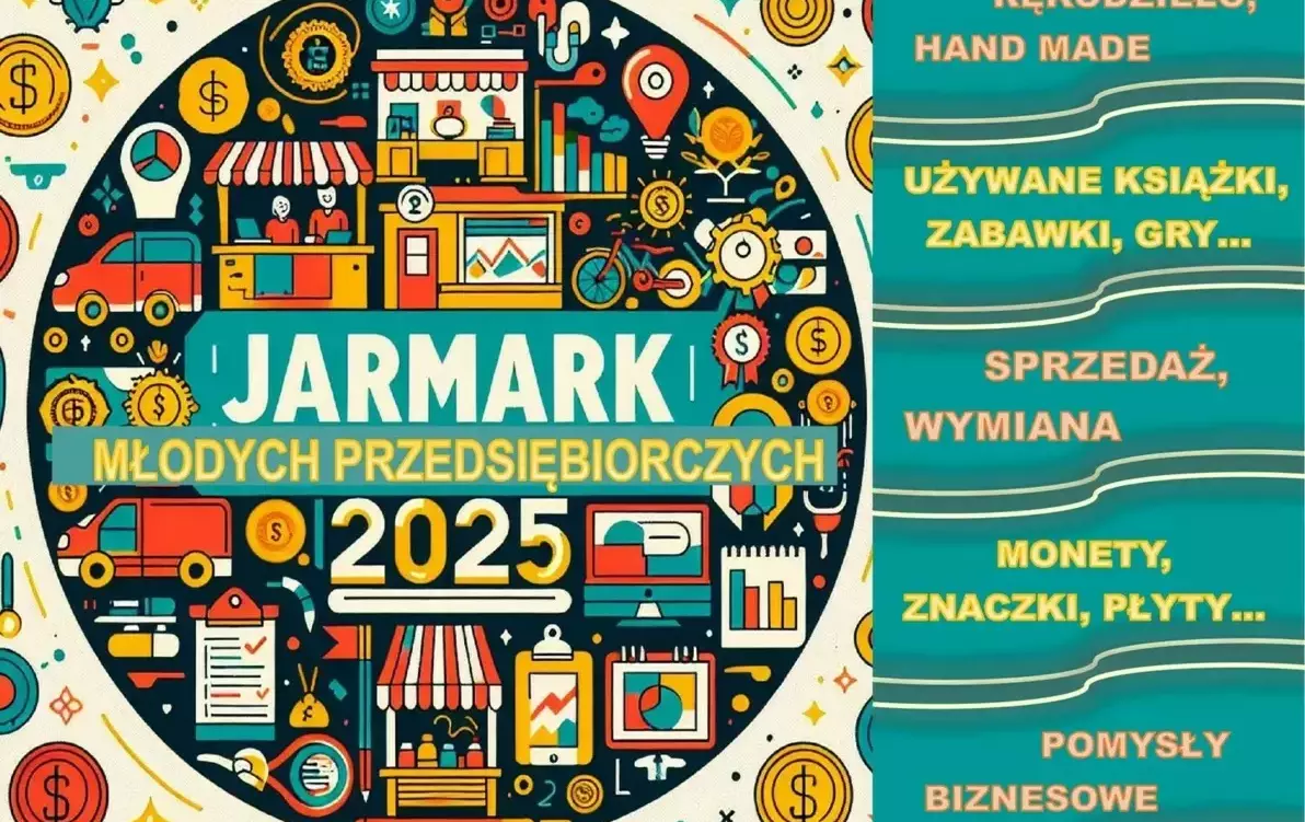 Młodzieżowa Rada Miasta Ostrowca Świętokrzyskiego zaprasza na Jarmark Młodych Przedsiębiorczych 2025
