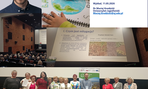 Uczestnicy Ostrowieckiej Akademii Klimatu podczas finałowego wykładu poświęconego mitygacji zmian klimatu i wręczenia certyfikatów.